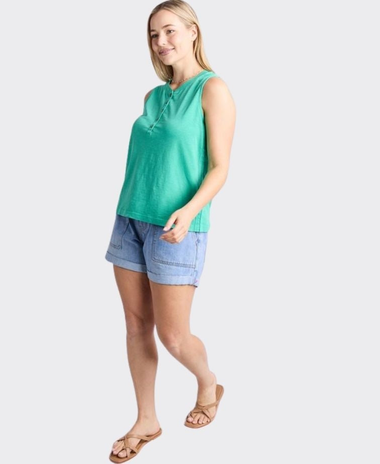 Elm Tank Elysian - Gumdrop Green