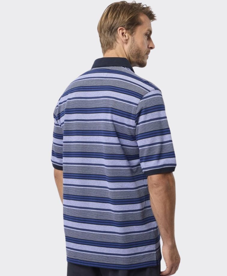 Breakaway Polo S/S Haddon Cotton Pique - Twilight