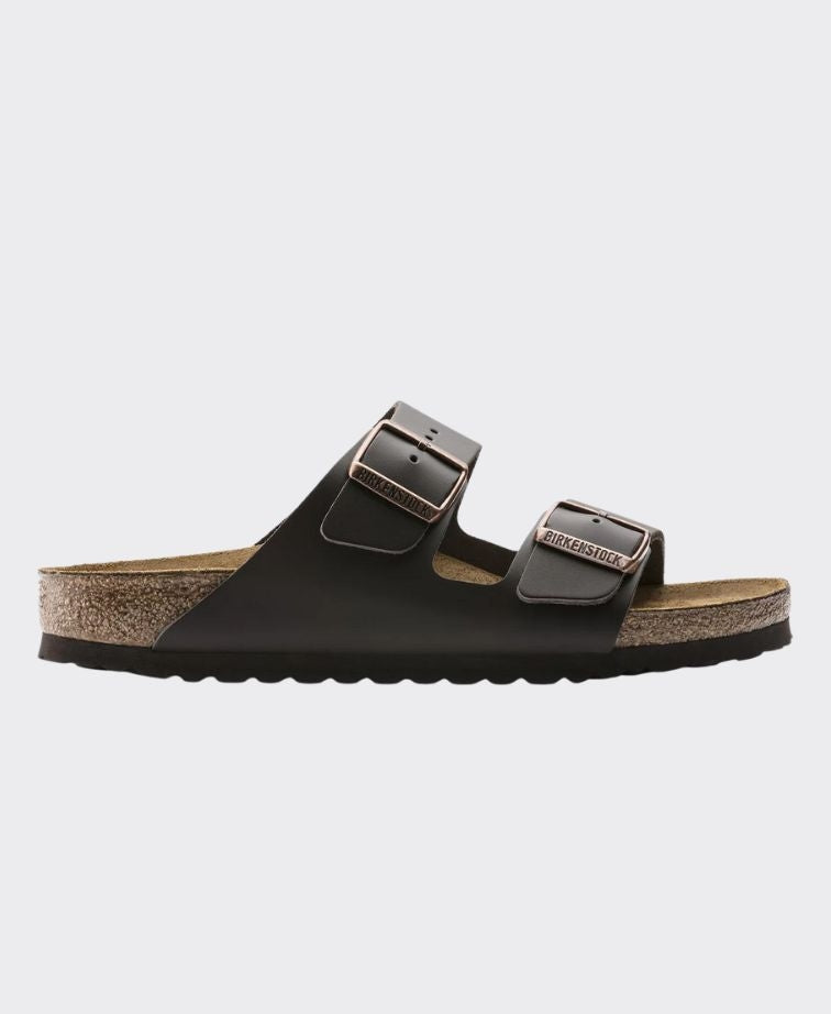 Birkenstock Arizona Smooth Leather Dark Brown Regular - Dark Brown