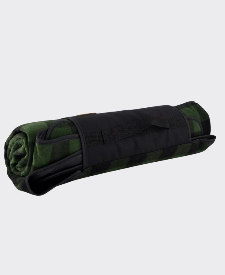 Swanndri Picnic Blanket V2 - Olive/Blk Check