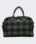 Swanndri Kingston Weekender Bag - Olive/Blk Check