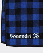 Swanndri Beach Towel v3 - Blue/Blk Check