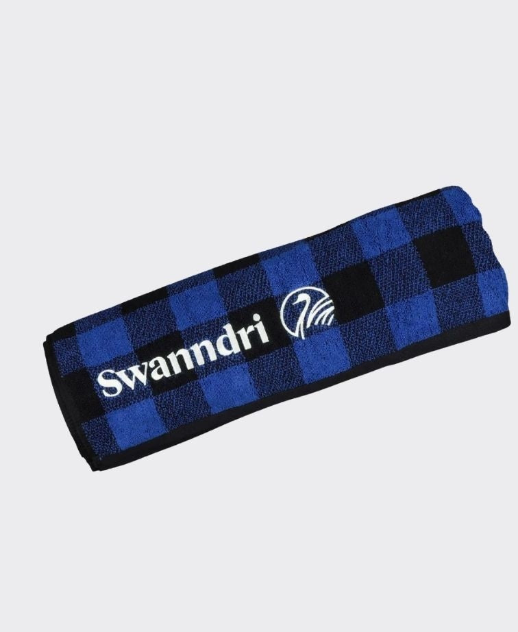Swanndri Beach Towel v3 - Blue/Blk Check