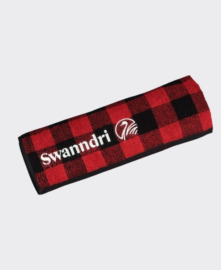 Swanndri Beach Towel v3 - Red/Blk Check