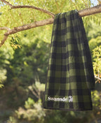 Swanndri Beach Towel v3 - Olive/Blk Check
