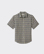 RMW Toby Linen S/S Shirt - Navy Sage White