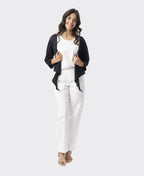 Orientique Knit Essentials Tie Shrug - Black