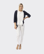 Orientique Knit Essentials Tie Shrug - Navy