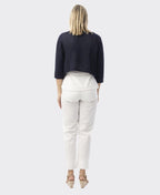 Orientique Knit Essentials Tie Shrug - Navy