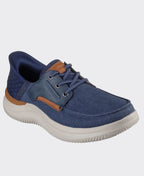 Skechers Slip-Ins Relaxed Fit: Hasting Navy/Silver - Navy/Silver