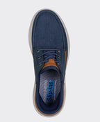 Skechers Slip-Ins Relaxed Fit: Hasting Navy/Silver - Navy/Silver