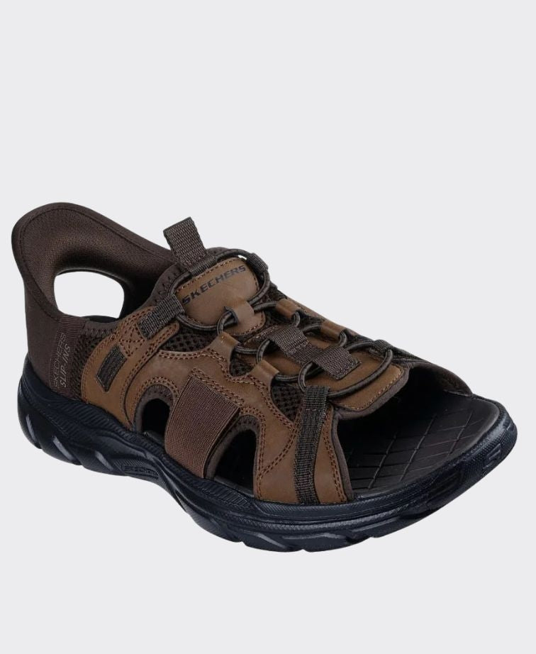 Skechers Slip-Ins Relaxed Fit: Revolted - Dark Brown - Dark Brown