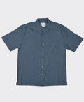 Kingston Grange Shirt S/S Bamboo Steel Blue - Steel Blue