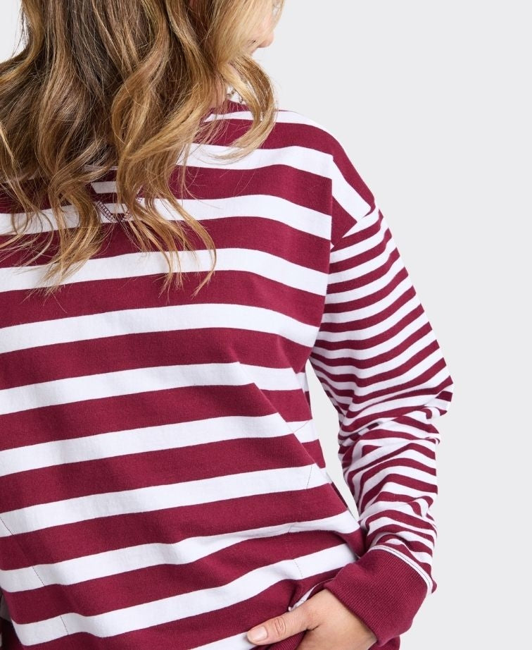 Elm Sweat All Sorts Crew - Plum