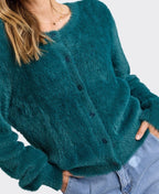Elm Knit Paris Cardigan - Teal