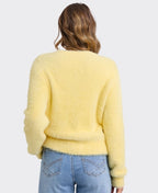 Elm Knit Paris Cardigan - Pale Lemon