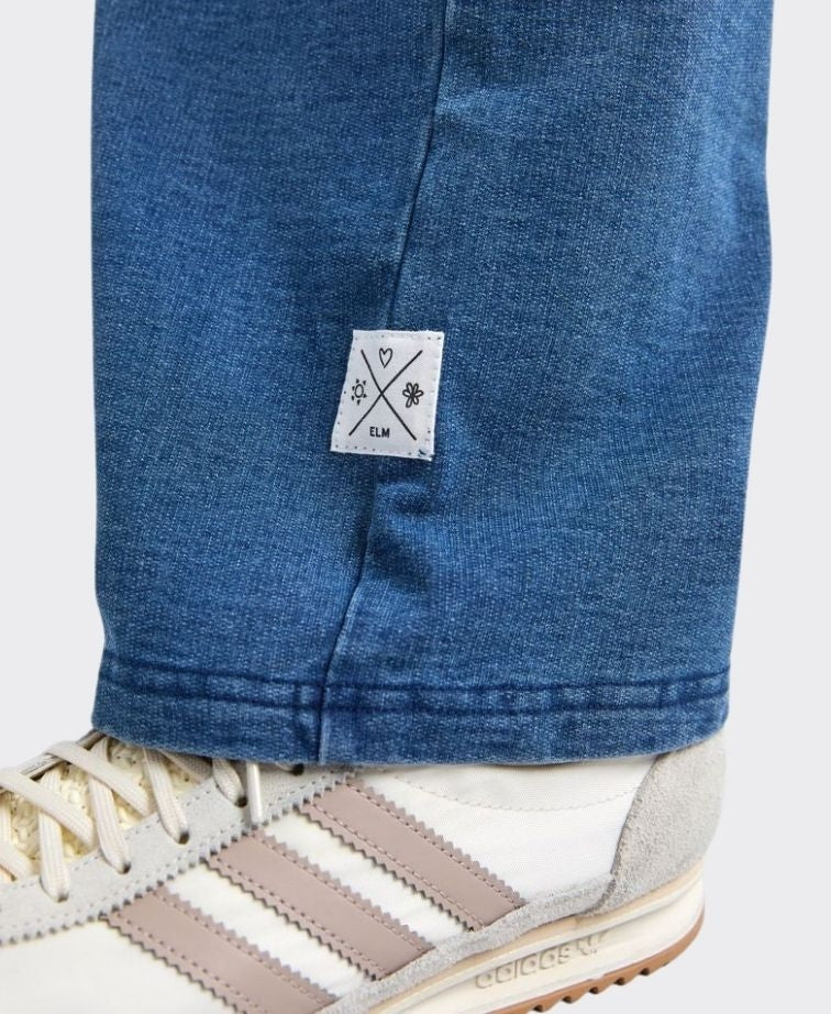 Elm Trackpant Valerie - Blue Denim Look