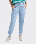 Elm Trackpant Lydia - Pale Blue Marle