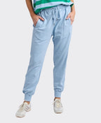 Elm Trackpant Lydia - Pale Blue Marle