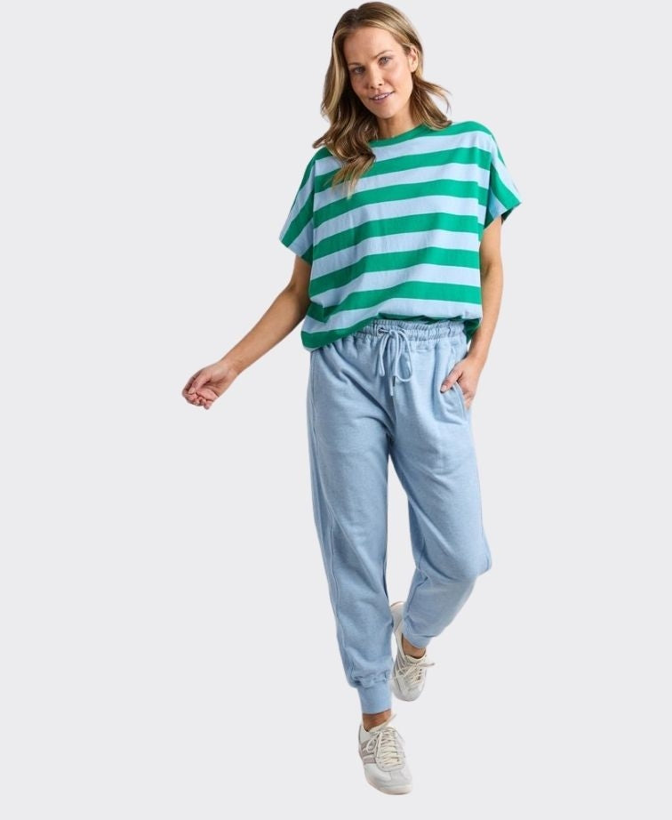 Elm Trackpant Lydia - Pale Blue Marle