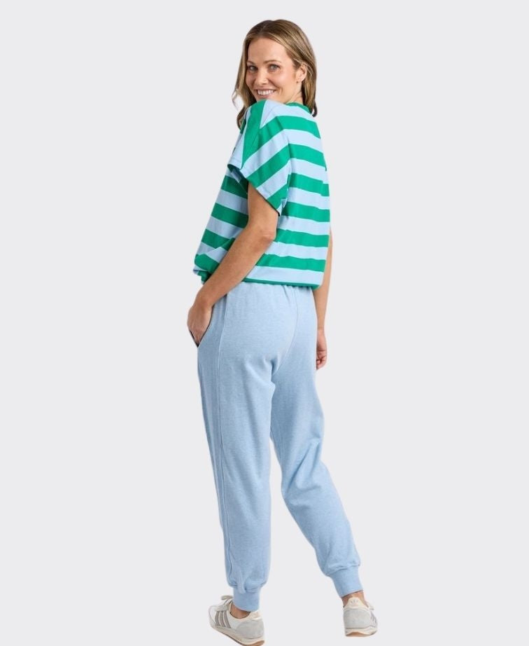 Elm Trackpant Lydia - Pale Blue Marle