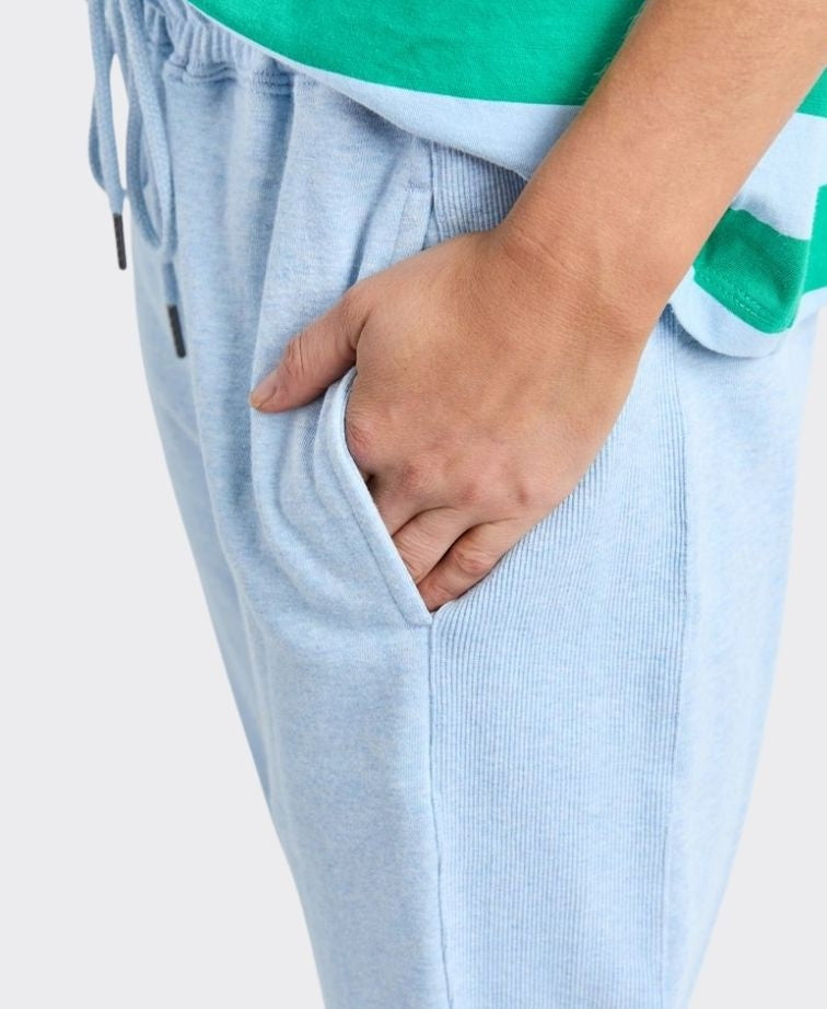 Elm Trackpant Lydia - Pale Blue Marle