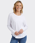 Elm Tee L/S Everyday - White