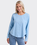 Elm Tee L/S Everyday - Light Blue
