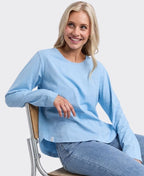 Elm Tee L/S Everyday - Light Blue