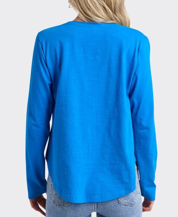 Elm Tee L/S Everyday - Royal Blue