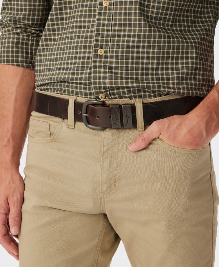 RMW Drover Belt - Walnut