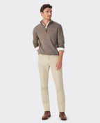 RMW Ernest Merino 1/4 Zip Knit - Nutmeg