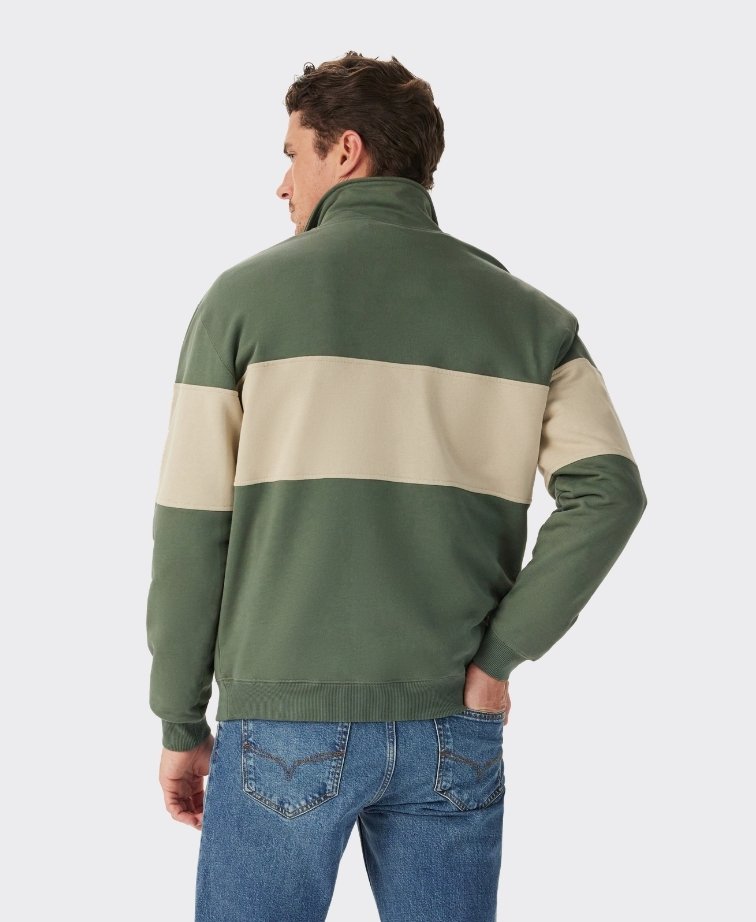 RMW Heritage 1/4 Zip Sweatshirt - Spruce Green