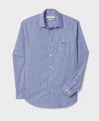 RMW Ilford Poplin Check Shirt - Navy