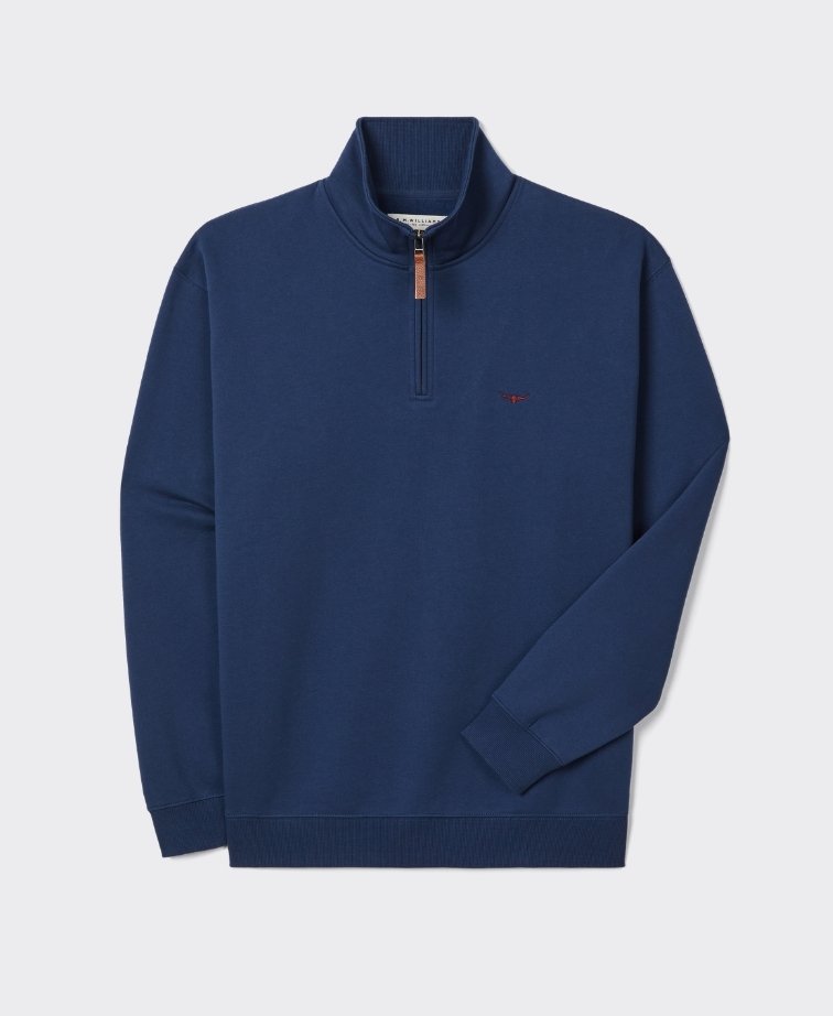 RMW Mulyungarie 1/4 Zip Sweatshirt - Vintage Blue