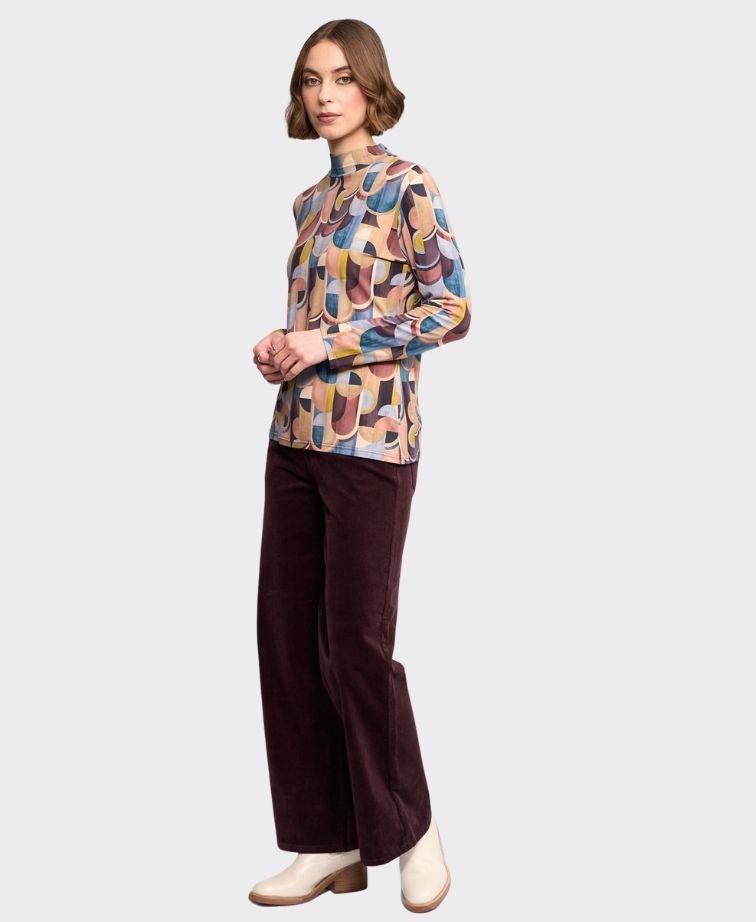 Vassalli Top Foundation High Neck Printed - Revolve