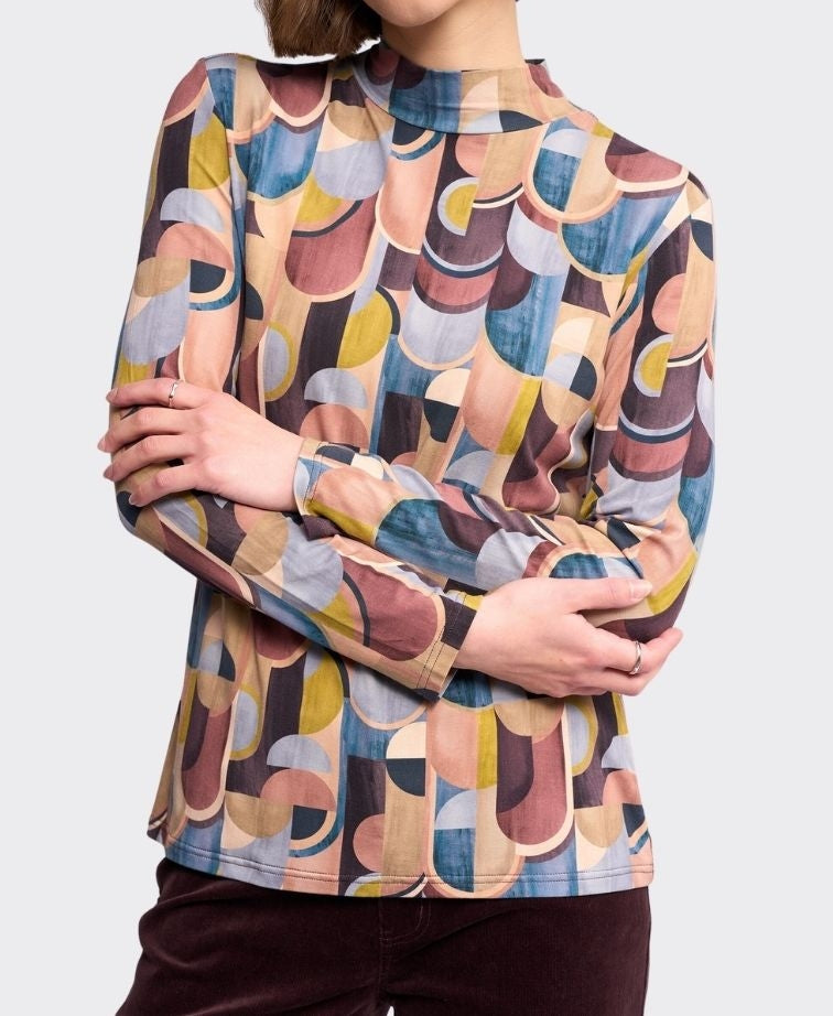 Vassalli Top Foundation High Neck Printed - Revolve