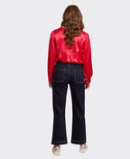 Vassalli Jean Straight Leg Ankle Grazer - Ink Denim