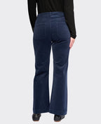 Vassalli Pant Daily Cord Ankle Grazer Straight Leg - Slate