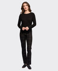 Vassalli Pant Bay Pull On Ponti Slim Leg - Checkmate