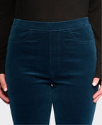 Vassalli Pant Bay Cord Slim Leg - Petrol