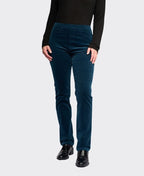 Vassalli Pant Bay Cord Slim Leg - Petrol