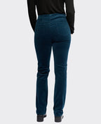 Vassalli Pant Bay Cord Slim Leg - Petrol