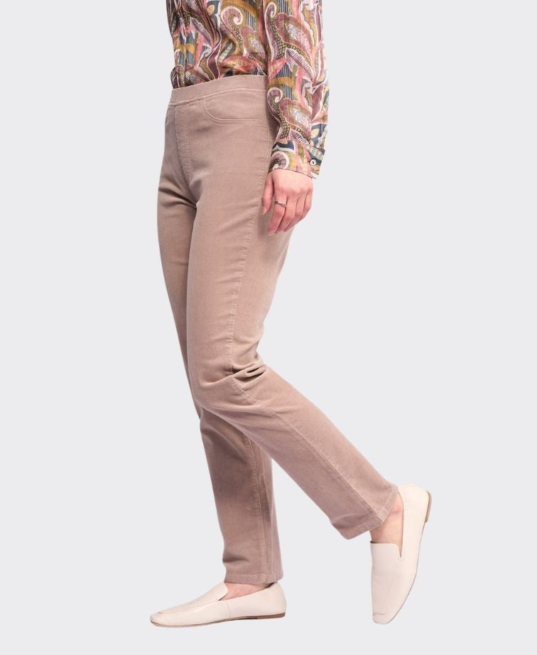 Vassalli Pant Bay Cord Slim Leg - Twig