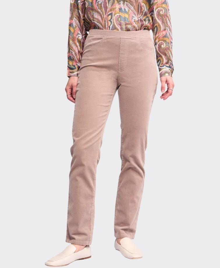 Vassalli Pant Bay Cord Slim Leg - Twig