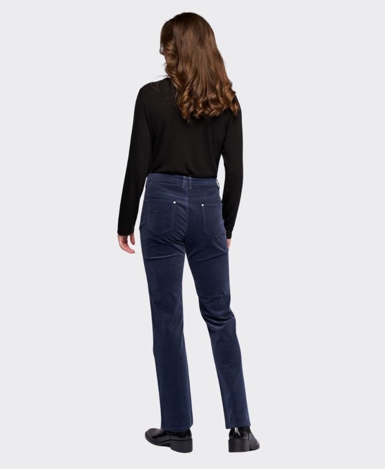 Vassalli Pants Arch Cord Straight Leg Full Length - Slate