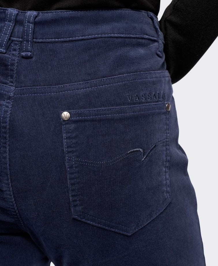 Vassalli Pants Arch Cord Straight Leg Full Length - Slate