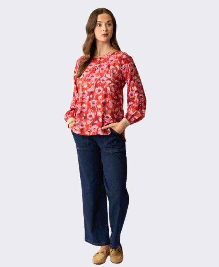 Preen Top Razzle Dazzle - Winter Blooms