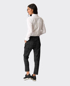 Oh Three Shirt Double Ruffle Neck - White