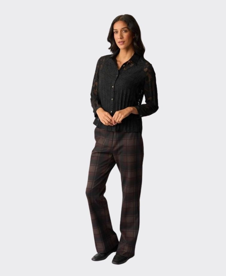 Memo Shirt Pleat Dreams - Black